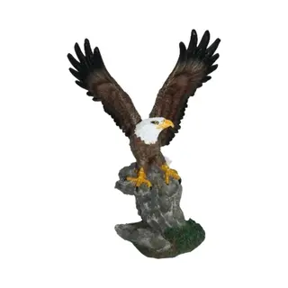 Amerikaanse Zeearend Beeldje - Decoratie - Polystone - 28 Cm