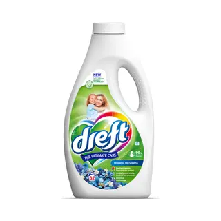 , Dreft Vloeibaar Wasmiddel Ochtendfris 32 Wasbeurten 1, 4 Liter
