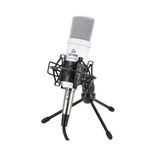 Devine-M-Mic-Xlr-Condenser-Microphone-White-Studio-Recording-Gear-Cardioid-Pickup-Pattern-Ideal-For-Vloggers-Gamers-And-Singer-Songwriters