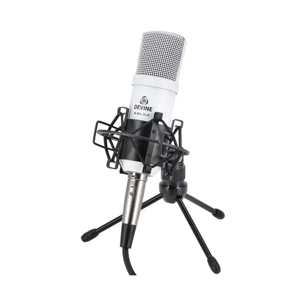 Devine-M-Mic-Xlr-Condenser-Microphone-White-Studio-Recording-Gear-Cardioid-Pickup-Pattern-Ideal-For-Vloggers-Gamers-And-Singer-Songwriters thumbnail