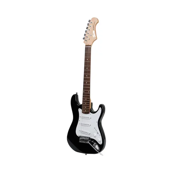 Fazley FST034BK - Gitaar - 3/4-formaat - Elektrisch - Zwart/wit thumbnail