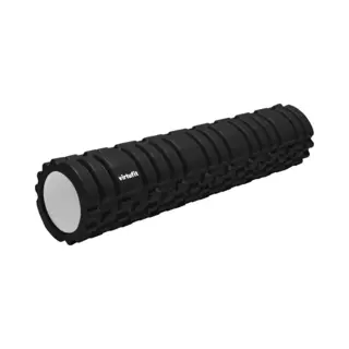 VirtuFit Grid Foam Roller - Massage Roller - 62 Cm - Zwart