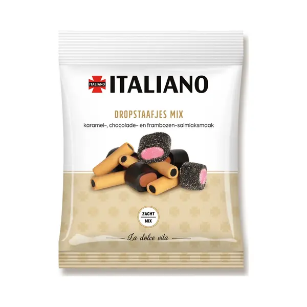 Italiano Dropstaafjes Mix - 170 Gram - 12 Zakken thumbnail
