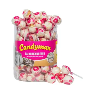 Candyman - Salmiakknotsen - 60 Stuks