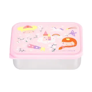 A Little Lovely Company - Rvs Lunch Box - Brooddoos - Roestvrij Staal - Prinsessen