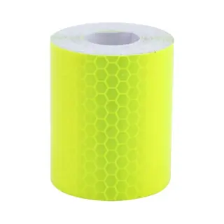 Abc-Led Reflecterende Tape - Fluo Geel - 1 Meter X 5 Cm