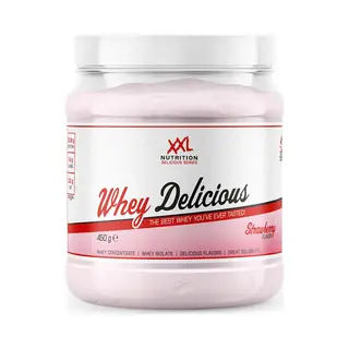 Xxl Nutrition - Whey Delicious - 80% Eiwit - Aardbei - Wei Eiwitpoeder Met Bcaa & Glutamine, Proteine Poeder, Eiwit Shake, Whey Protein - Diverse