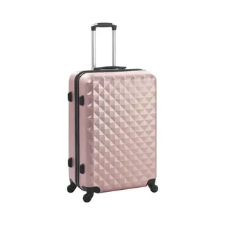 VidaXL - 3-delige - Harde - Kofferset - Abs - Roségoud