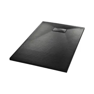 VidaXL - Douchebak - 100x80 - Cm - Smc - Zwart