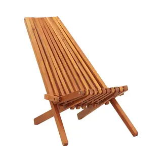 VidaXL Loungestoelen Inklapbaar 2 St Massief Acaciahout