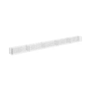 VidaXL - Gabion - Plantenbak - Verhoogd - 450x30x30 - Cm - Gegalvaniseerd - Staal