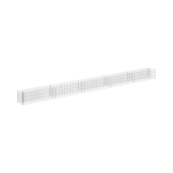 Vidaxl - Gabion Raised Bed Galvanised Steel 450x30x30 Cm thumbnail