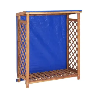 VidaXL - Haardhoutopslag - 105x38x115 - Cm - Massief - Acaciahout