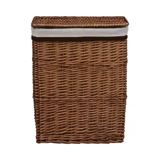 VidaXL Wasmand Wilgen Bruin