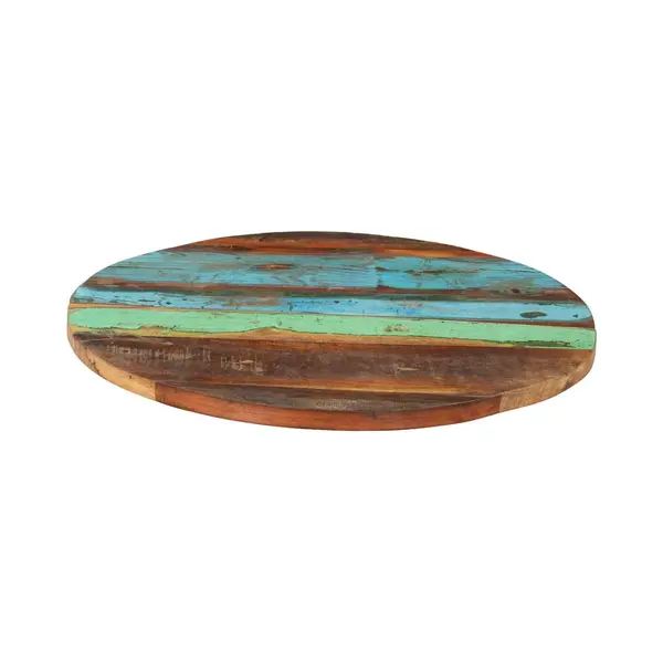 VidaXL Tafelblad Rond 25-27 Mm 60 Cm Massief Gerecycled Hout thumbnail