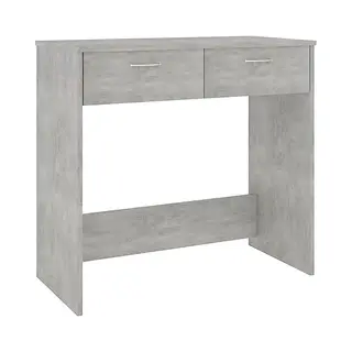 VidaXL Bureau Betongrijs 80x40x75 Cm Bewerkt Hout