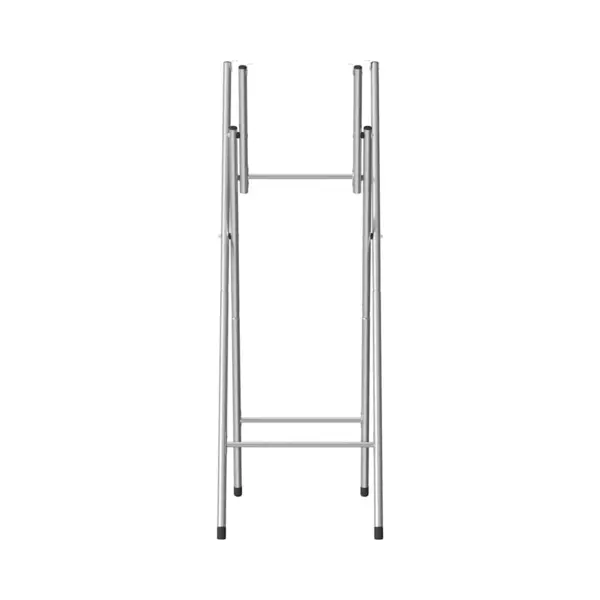VidaXL Bartisch-Gestell Klappbar Silbern 45x53x108 Cm Verzinkter Stahl thumbnail