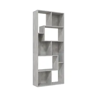 VidaXL Boekenkast 67x24x161 Cm Bewerkt Hout Betongrijs