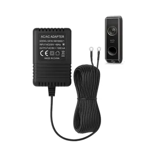 Adapter Geschikt Voor Eufy Deurbel - Universele Beltransformator – 18V 1A (18VA) – Ac/Ac – 8 Meter Kabel