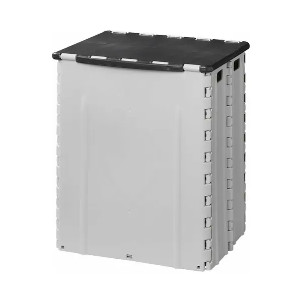 ProPlus Afvalbak Met Deksel- Kunststof - Grijs - Opvouwbaar - 25 X 31 X 38 Cm - 35 Liter thumbnail