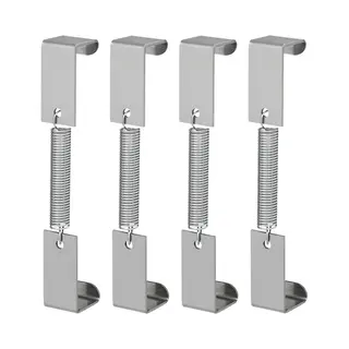 Proplus Kentekenplaat Klemmen - 4x Stuks - Metaal - Nummerplaat Bevestigen - Aanhanger