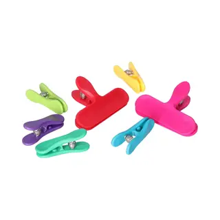 Set Van 7 Transparante Vershoudclips