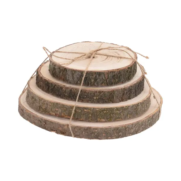 Boomschijf Onderzetters - D14, D16, D18 En D20 Cm - Hout thumbnail