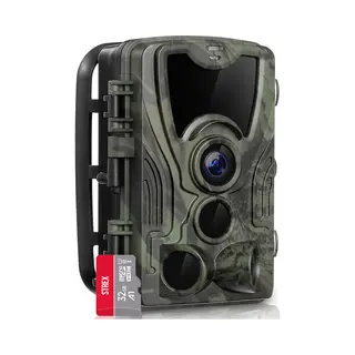 Strex Wildcamera Met Nachtzicht - 120MP 4K Ultra Hd - Waterdicht - Incl. 32 Gb Sd - Wild Camera