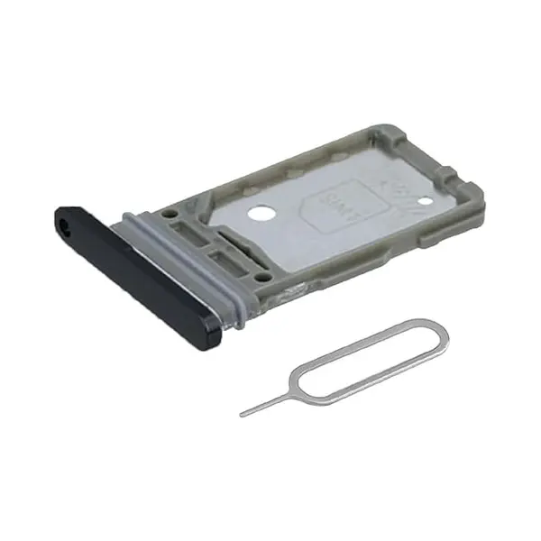 Mmobiel Sim Card Slot Tray Holder Replacement Compatible With Samsung Galaxy S21 5G / S21-6.2 Inch - 2021 - Incl. Rubber Gasket And Sim Pin (Gray) thumbnail