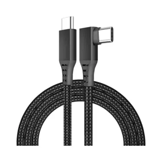 Mmobiel Vr Link Kabel Usb-C Naar Usb-C Geschikt Voor Meta Quest 3 / Quest 2 / Pro / Pico 4 En Pc / Steam Vr - 90 Graden Type-C Nylon Gevlochten Kabel