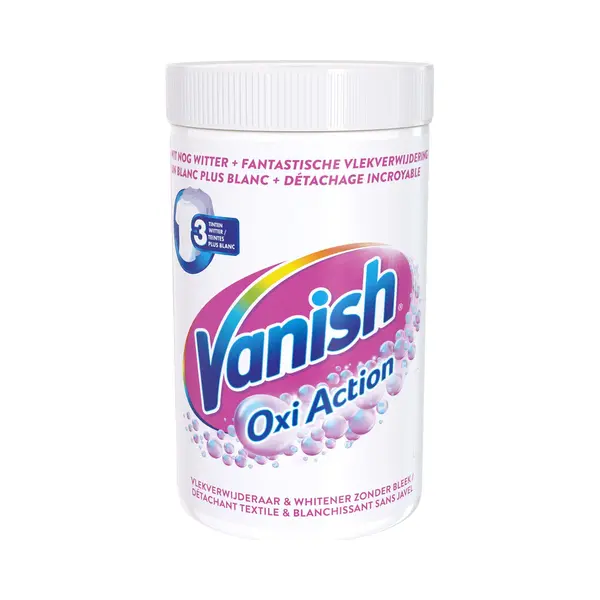 Vanish Oxi Action - Vlekkenverwijderaar Poeder - Zonder Bleek - Witte Was - 1.5 Kg thumbnail