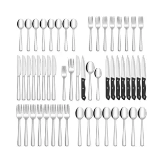 Master Knives 12 Persoons Bestekset (72-delig) - Lepels, Messen, Vorken & Steakmessen