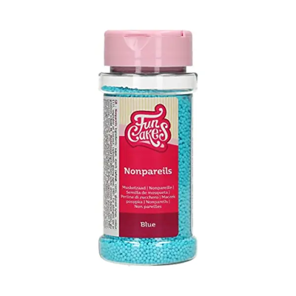 FunCakes Musketzaad Lichtblauw - 80g - Suikerdecoratie - Eetbare Taartdecoratie thumbnail