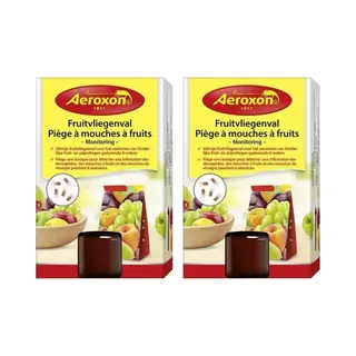 Aeroxon Fruitvliegenval 40 Ml - 2x - Fruitvliegjes Vangers - Insectenbestrijding
