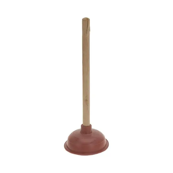 Toilet/gootsteen Ontstopper Plopper 40 Cm - Huishoud/schoonmaak - Ontstoppers/ploppers - Hout/rubber thumbnail