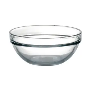 Luminarc Glazen Schaal/kom - Dia 20 X H10 Cm - Sla/salade Serveren - Schalen/kommen Van Glas - Stapelbaar