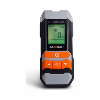 Maka 2 In 1 Digitale Vochtmeter - Voor Hout En Bouwmaterialen