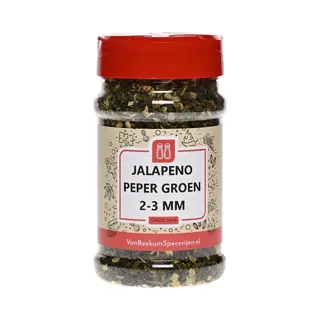 Van Beekum Specerijen - Jalapeno Peper Groen 2-3 Mm - Strooibus 90 Gram