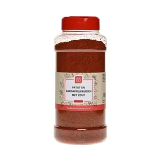 Van Beekum Specerijen - Patat & Aardappelkruiden Met Zout - Strooibus 600 Gram