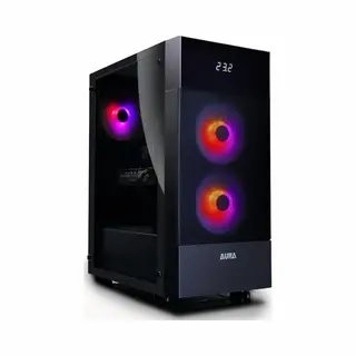 LalaShops Amd Ryzen 7 5700X / Rtx 5060 8-Core High-End Game Pc Met Temperatuur Display En Mesh Front - GeForce Rtx 5060 8GB - 16GB Ram - 500GB M.2 Ssd - Gamdias