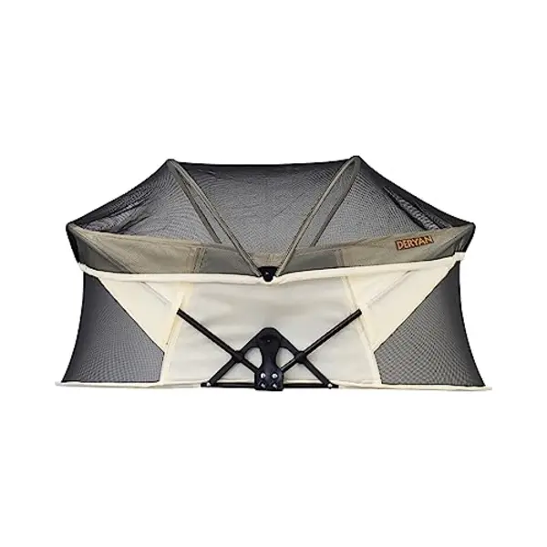 Deryan Infant Deluxe BabyBox Campingbedje - Cream + Inclusief Matras En Klamboe thumbnail