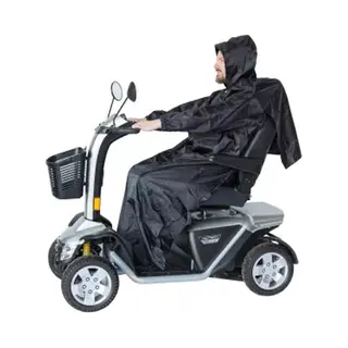 Zorgtrader Zorgmiddelenaanhuis - Regencape Scootmobiel — Xl - Zwart