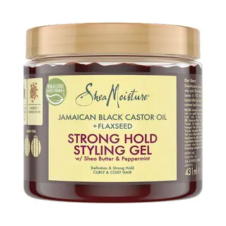 Shea Moisture Jamaican Black Castor Oil Strong Hold Styling Gel 431ml In Burgundy