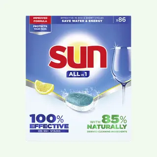 Sun Vaatwastabletten All-in-1 Lemon 86 Stuks