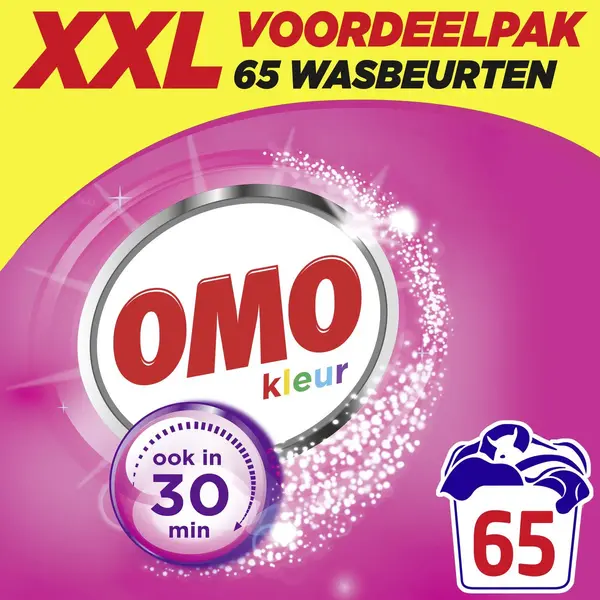 Omo Xxl Waspoeder - Kleur - 65 Wasbeurten thumbnail