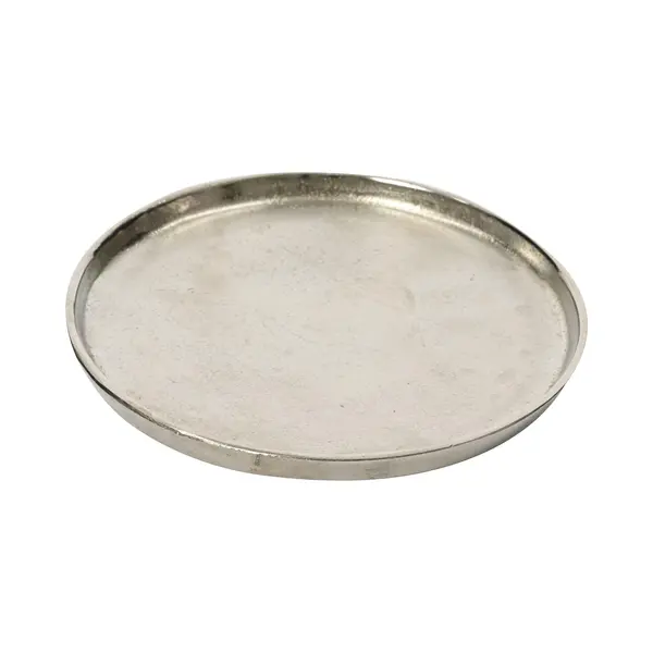 Decoris Decoratiebord Aluminium Rond 43x2cm Zilver thumbnail