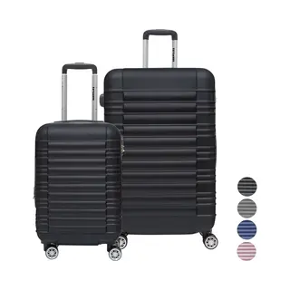 Trvlmore Kofferset - 2 Delig - 38L Handbagage + 110L Ruimbagage - Lichtgewicht - Trolley - Reiskoffer Set - Zwart