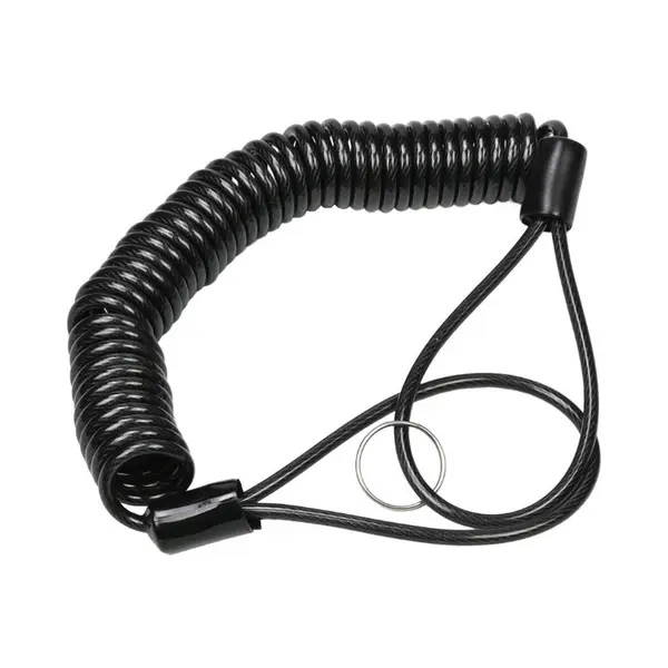 Stahlex Staalkabel Met Lussen - 5 Meter X 4 Millimeter - Geplastificeerd - Kabelslot - Terraskabel thumbnail