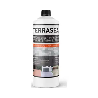 GreenSeal Solutions Terraseal Pro - Tuintegel & Terrastegel Impregneermiddel - Betontegels - Bestrating & Klinkers Waterafstotend Maken 1L (6m2)