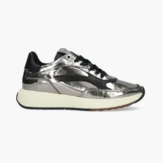 Floris Van Bommel Sneakers Laag 'Suvi 02' Zwart / Zilver